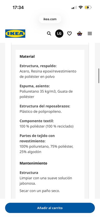 Silla de escritorio Renberget Negra