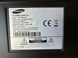 Televisor Samsung Negro, no es Smart TV