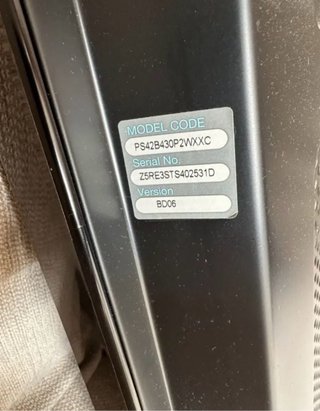 Televisor Samsung Negro, no es Smart TV