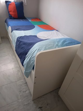 Cama nido 90x200 con 2 cajones Ikea