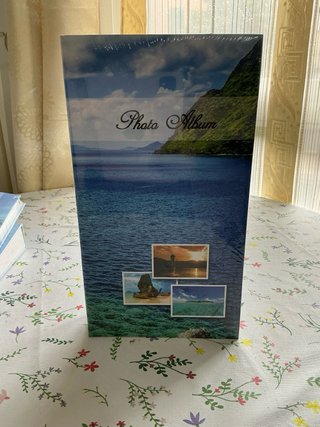 Álbum de fotos de playa precintados
