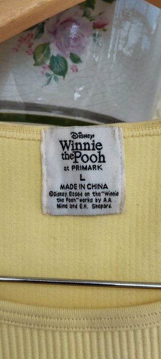 Camiseta sin mangas Winnie the Pooh amarilla