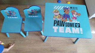 Mesa y 2 Sillas Patrulla Canina