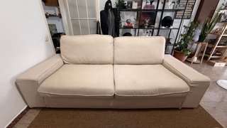 Sofá IKEA KIRVIK tela beige