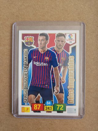 Adrenalyn 18-19 Dúos Imparables Busquets/Rakitic