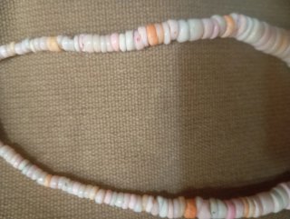 Collana vintage perline colorate