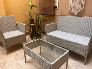 Conjunto Muebles Exterior Ratán 4 Piezas
