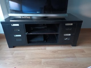 Mesa TV madera wengue
