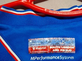 Camiseta Crystal Palace 23/24 Macron, Talla M