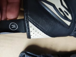 Guantes Moto Alpinestars Negros y Blancos