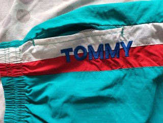 Bañador Tommy Hilfiger Teal y Rojo