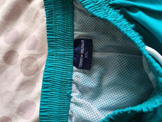 Bañador Tommy Hilfiger Teal y Rojo