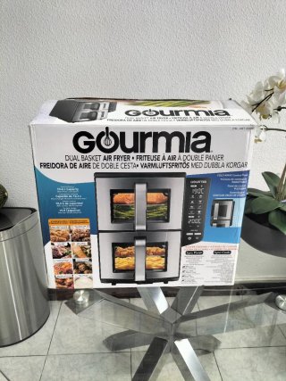 Gourmia Freidora Doble Cesta 10.4L