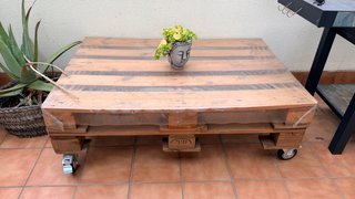 Mesa de Palets con Ruedas