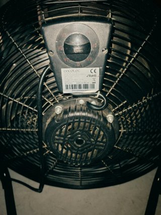 Ventilador Cecotec Negro y Naranja