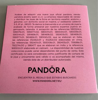 Alianza de pedida Plata primera Ley Pandora
