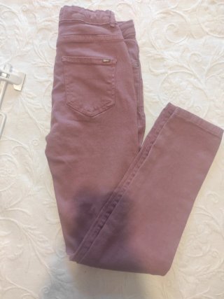 Vaqueros niña rosa/morado Talla 9-10