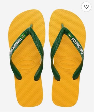 Cholas Havaianas Amarillas y Verdes Talla 45-46