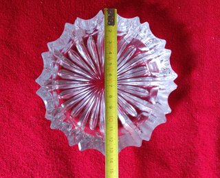 Cenicero de cristal vintage