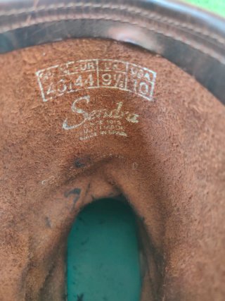 BOTAS SENDRA 44 CUSTOM ROCK VINTAGE BIKER OLD RARA