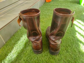 BOTAS SENDRA 44 CUSTOM ROCK VINTAGE BIKER OLD RARA