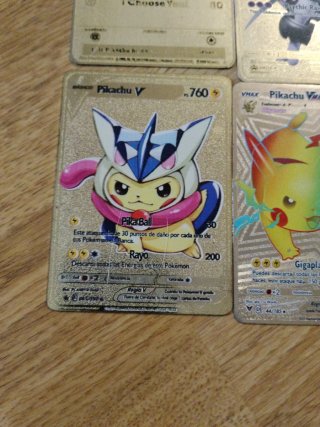 Cartas Pokémon Metálicas Varias
