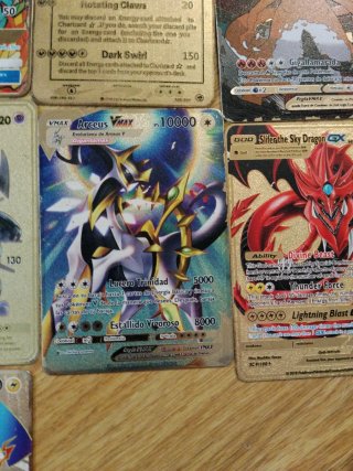 Cartas Pokémon Metálicas Varias