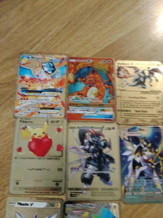 Cartas Pokémon Metálicas Varias