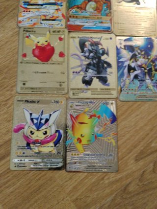Cartas Pokémon Metálicas Varias