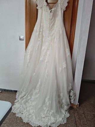 Vestido de Novia Talla 60 encaje