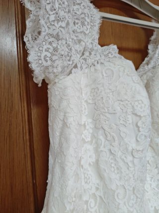 Vestido de Novia Talla 60 encaje