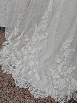 Vestido de Novia Talla 60 encaje
