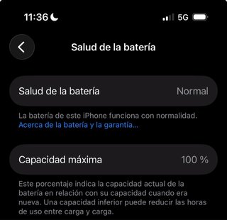 iPhone 15 256GB Garantía hasta 8/6/27