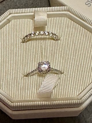 Set 2 Anelli Swarovski Stilla 5647662 Misura 55