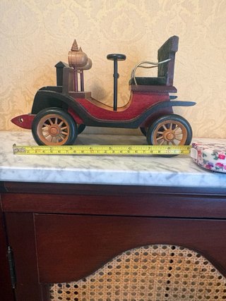 Coche Madera Vintage Decorativo