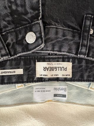 Lote 2 Pantalones Cortos Vaqueros Desgastados