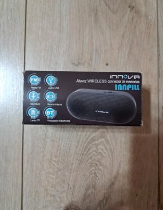 Altavoz Innova Wireless con Lector de Memorias