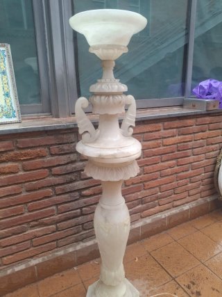 Lámpara de mármol 1.30m