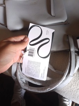 Bolso Polène Cyme Mini Taupe Opale