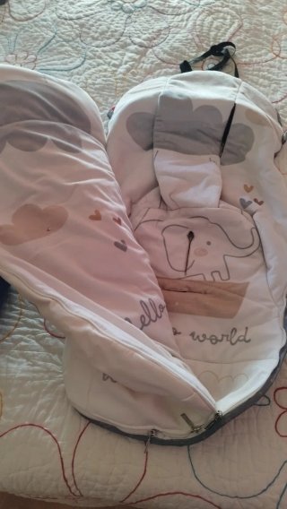 Saco carrito invierno + manoplas elefantes