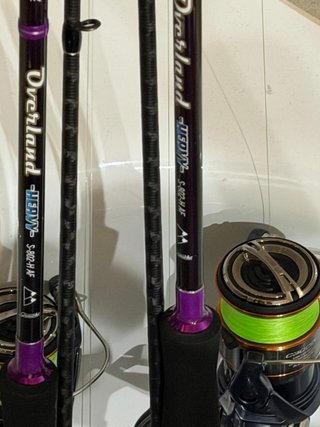 2 Cañas GrauVell y 2 Carretes Shimano