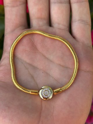 Pulsera Pandora Cadena Serpiente Brillante