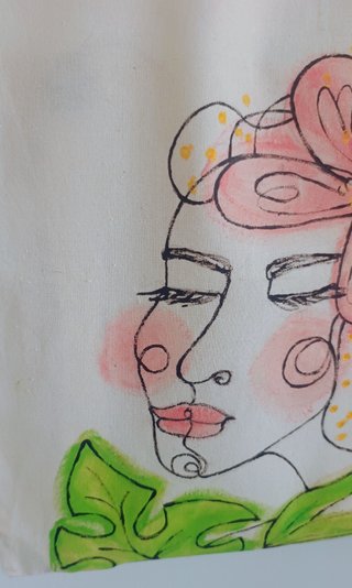 Bolso Tote Pintado a Mano