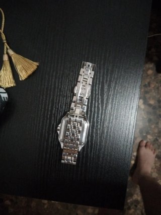 Reloj Cartier Panthère Plata y Blanco. Negociable