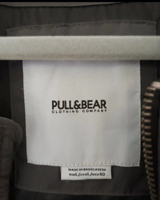 Chaqueta bomber gris Pull&Bear