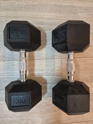 Mancuernas Ruster 15kg y 20kg
