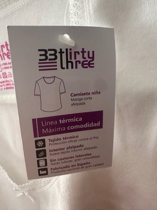 Camiseta térmica niña 10/12 años