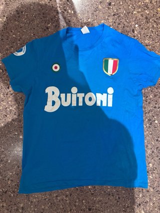 Camiseta Maradona 10 Azul