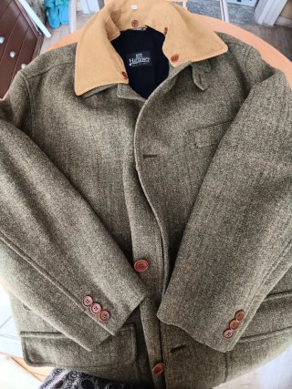 Giacca Herno Lana Uomo TG 52 Beige/Verde