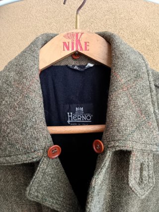 Giacca Herno Lana Uomo TG 52 Beige/Verde